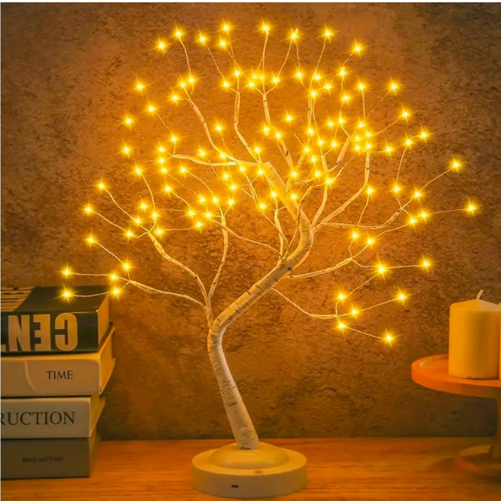 LED Bonsai Tree Light with Warm Glow